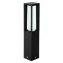 Modern aluminium pillar light 936, black