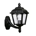 Country house outdoor wall light 719, black