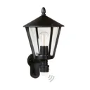 Outdoor wall light 671 with a motion sensor, black