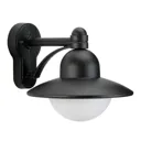 Yarai wall light in the country house style, black