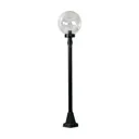 Path light with bubble glass, black
