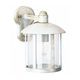 Delightful Geras outdoor wall light in white-gold