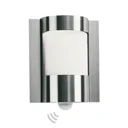 Outdoor wall light 437 with a motion sensor