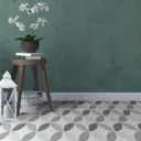 D-C-Fix Grey & white Geometric Tile effect Self adhesive Vinyl tile, Pack of 11