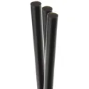 Steinel Black Glue Sticks - 11mm, 250mm, Pack of 10