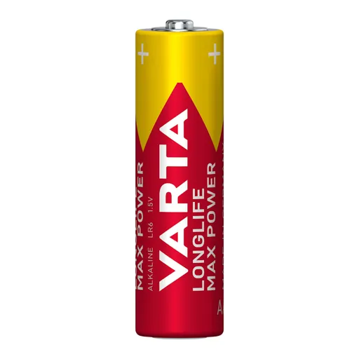 Varta Longlife Max Power Non-rechargeable AA Battery, Pack of 4
