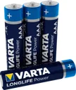 Varta Longlife Power Non-rechargeable AAA Battery, Pack of 4