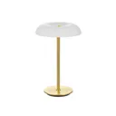 BANKAMP Vanity LED table lamp touch dimmer brass