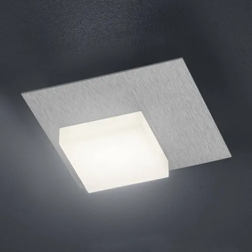 BANKAMP Cube LED ceiling light 8 W silver