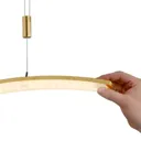 BANKAMP Wave II LED hanging light ZigBee gold leaf