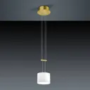 BANKAMP Grazia pendant lamp 1-bulb 16cm brass