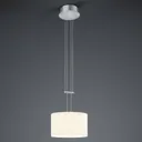 BANKAMP Grazia hanging lamp 1-bulb 32cm nickel