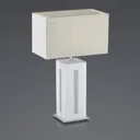 BANKAMP Karlo table lamp white/black, height 47 cm