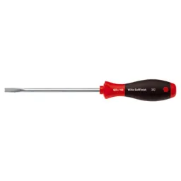 Wiha 302 Soft Grip Parallel Slotted Screwdriver - 4mm, 100mm