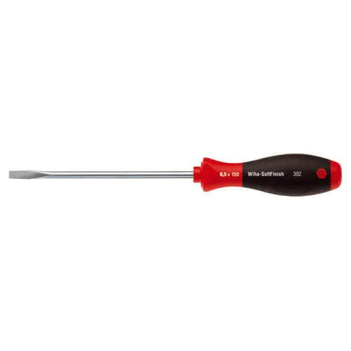 Wiha 302 Soft Grip Parallel Slotted Screwdriver - 5.5mm, 125mm