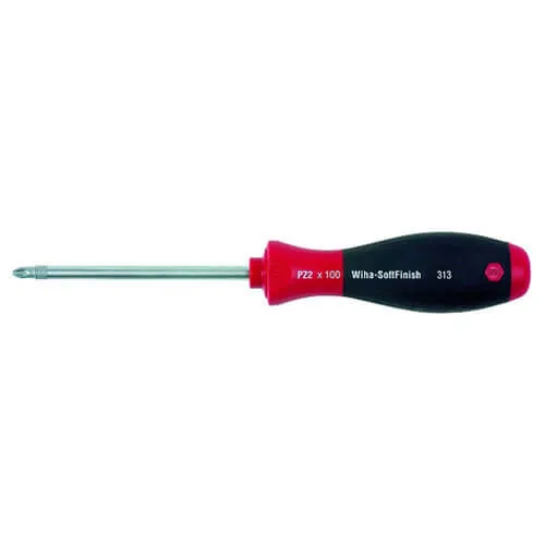 Wiha 313 Series Soft Grip Pozi Screwdriver - PZ1, 80mm