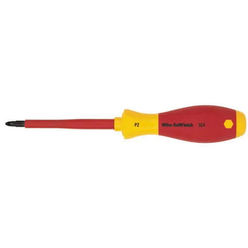 Wiha 324 Series VDE Insulated Pozi Screwdriver - PZ1, 80mm