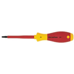 Wiha 324 Series VDE Insulated Pozi Screwdriver - PZ2, 100mm