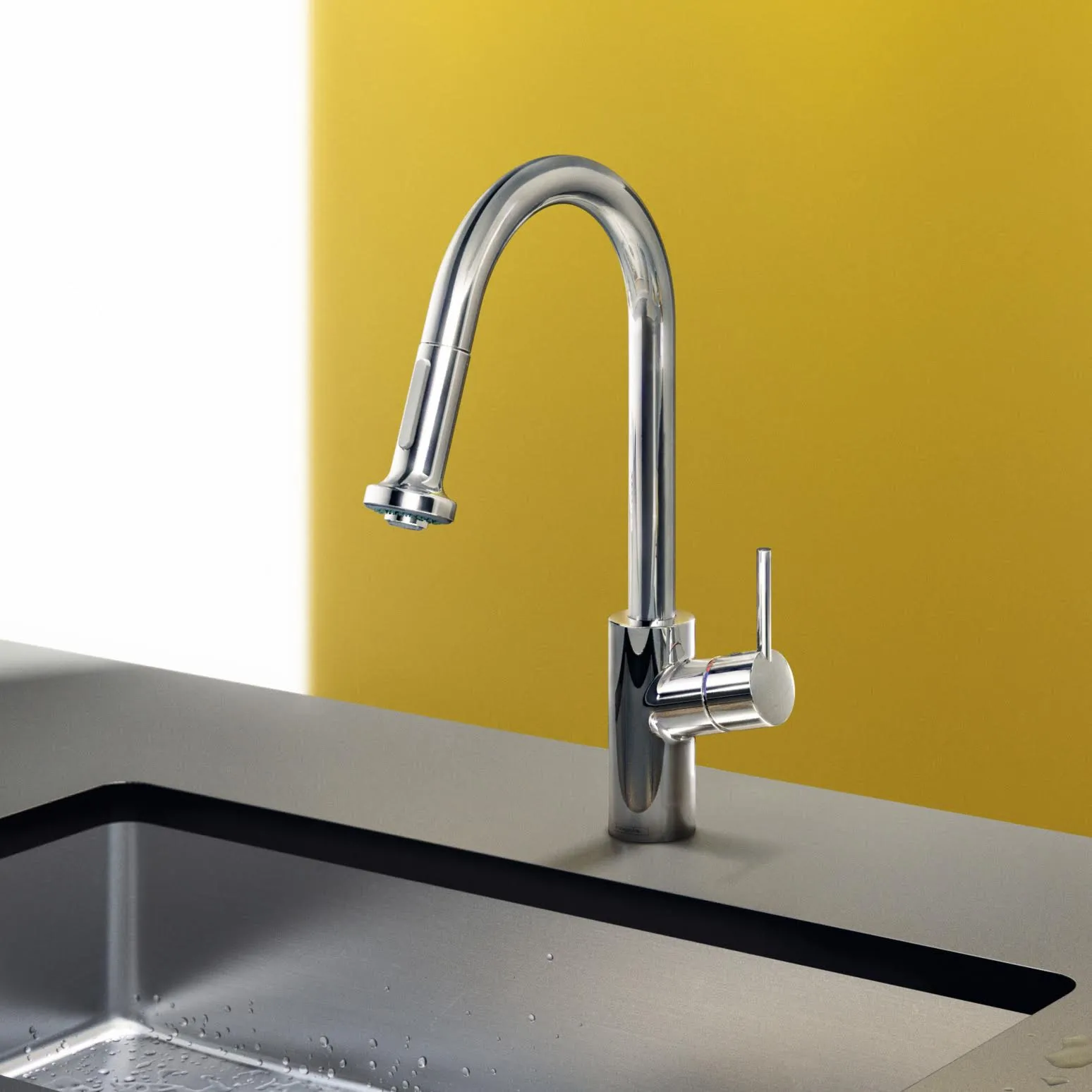 hansgrohe Talis M52 Pull Out Kitchen Tap 220 Chrome - 14877000