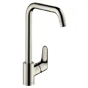 hansgrohe Focus M41 Kitchen Tap 260 Stainless Steel - 31820800