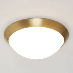 Katrin - Ceiling Light in Brass Look IP44
