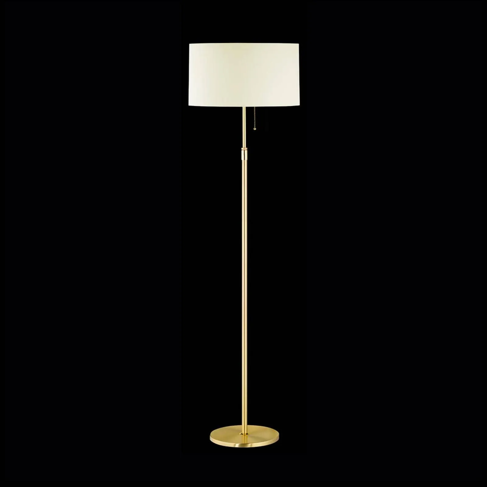 Loop Floor Lamp in Brass Look