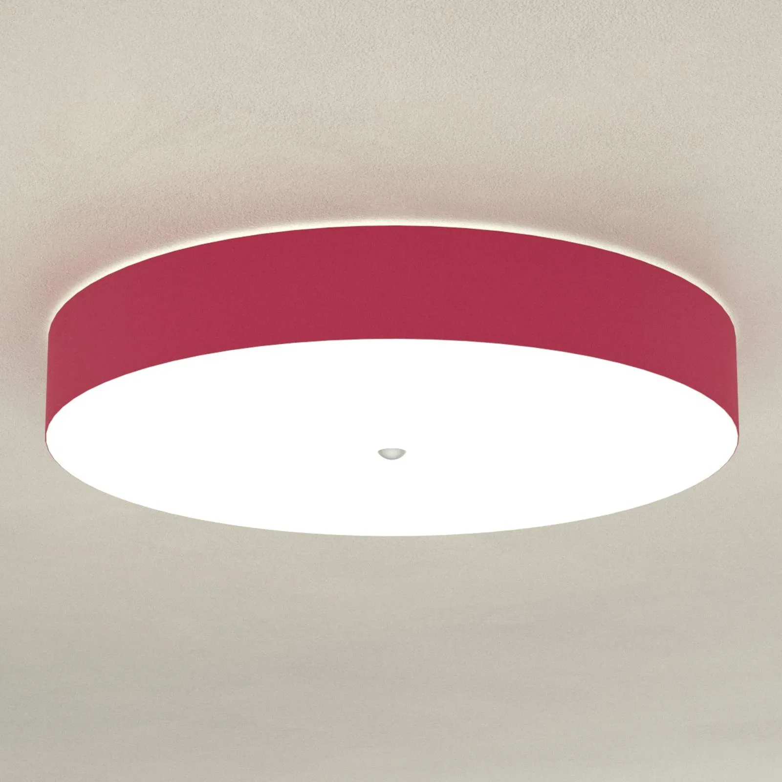 Alea Ceiling Light Fashionable Discreet Ruby Red