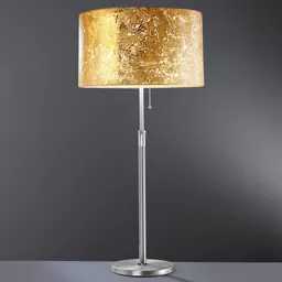 Loop - table lamp with gold leaf
