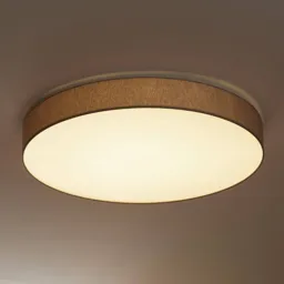 Round Luno LED ceiling lamp, dimming function