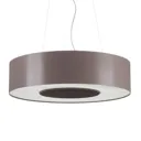 Donut LED pendant light dimmable 20 W taupe