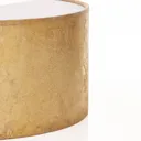 Alea LED wall light with gold leaf, dimmable