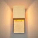 Escale Fold - a gold leaf covered wall lamp