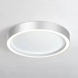 Bopp Aura LED ceiling light Ø 55 cm white/black