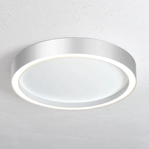 Bopp Aura LED ceiling lamp Ø 40 cm white/aluminium