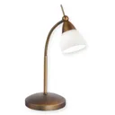 Classic LED table lamp Pino, antique brass