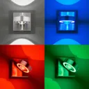 Paul Neuhaus Q-MIA LED wall light, steel