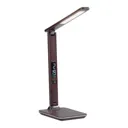Adriano LED table lamp, CCT, dimmable, brown