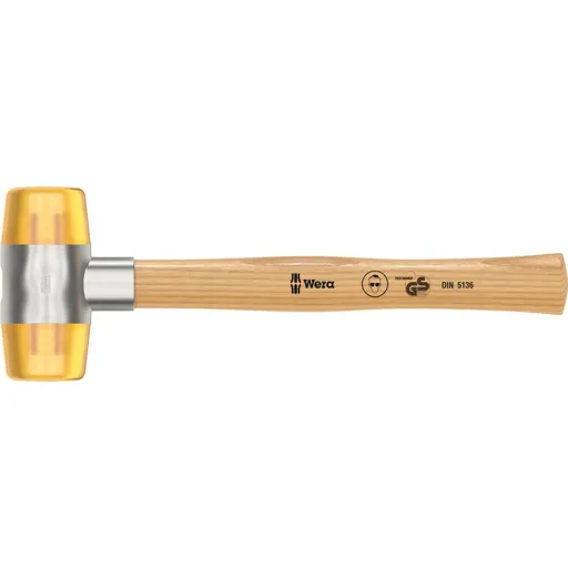 Wera 100 Soft Faced Cellidor Head Hammer - 60mm