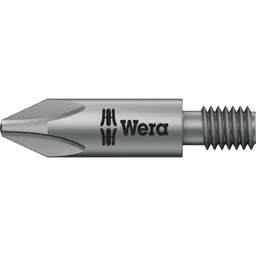 Wera 851/15 Extra Tough M6 Threaded Drive Phillips Screwdriver Bits - PH2, 35mm, Pack of 1