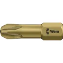 Wera Torsion Extra Hard Pozi Screwdriver Bits - PZ3, 25mm, Pack of 10