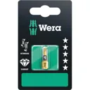 Wera BiTorsion Diamond Pozi Screwdriver Bits - PZ1, 25mm, Pack of 1