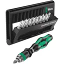 Wera 10 Piece Kraftform Kompakt Screwdriver Bit Set