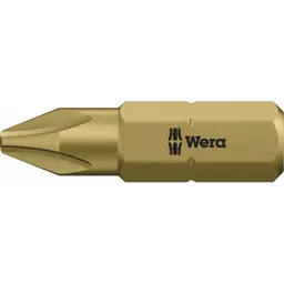 Wera 851/1 A Extra Hard Phillips Screwdriver Bits - PH1, 25mm, Pack of 1