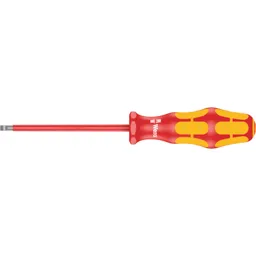 Wera Kraftform 160I VDE Insulated Parallel Slotted Screwdriver - 4mm, 150mm