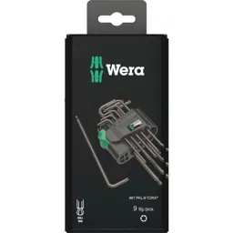 Wera 9 Piece Ball End Torx Key Set