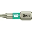 Wera Torsion Stainless Steel Torx Screwdriver Bit - T8, 25mm, Pack of 1