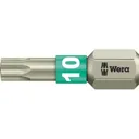 Wera Torsion Stainless Steel Torx Screwdriver Bit - T10, 25mm, Pack of 1