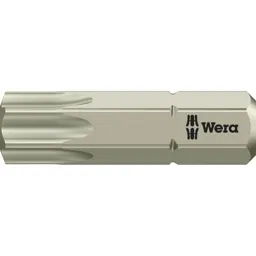 Wera Torsion Stainless Steel Torx Screwdriver Bit - T40, 25mm, Pack of 1