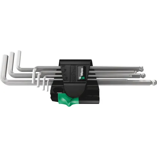 Wera 950SPKL SM 7 Piece Magnetic Ballend Hex Key Set