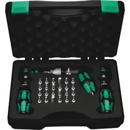 Wera 7440/41/42 Torque Screwdriver and Bit Set - 0.3Nm - 6Nm